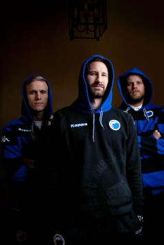 Oscar Wendt, Johan Wiland och Mikael Antonsson, FC