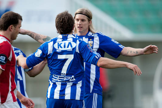 Andreas Drugge och Tobias Hysén, Göteborg, jubel