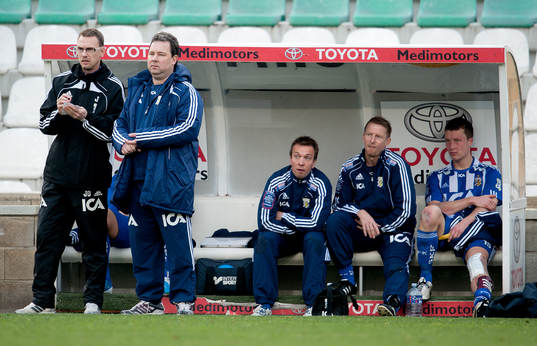 Jonas Olsson, tränare IFK Göteborg, Stefan Rehn,