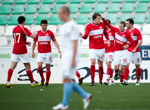 Artem Dzuyba, Spartak Moskva, jubel