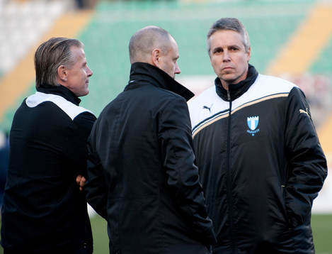 Roland Nilsson, tränare och Per Ågren, sportchef och