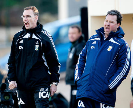 Jonas Olsson, tränare, Stefan Rehn, assisterande tränare