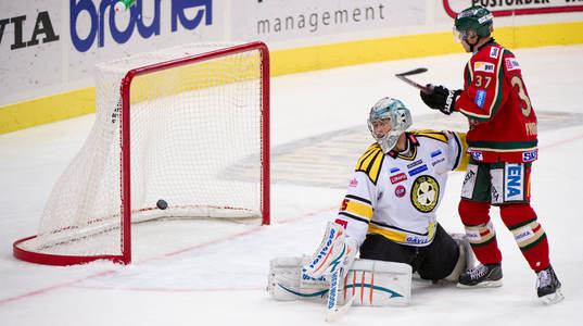 Thomas Greiss, målvakt, Brynäs, Mika Pyörälä, Frölunda