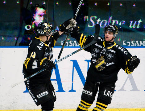 Patrik Nemeth och Oscar Steen, glädje, jubel