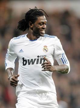 Emmanuel Adebayor, Madrid (Jubel)