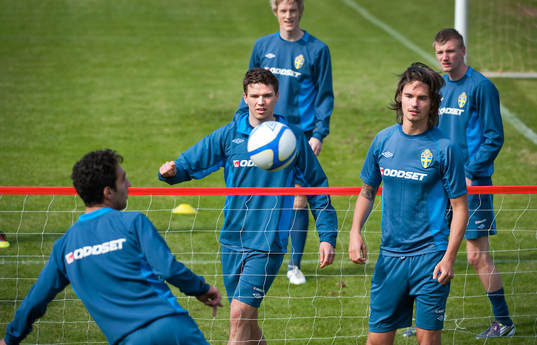 Marcus Berg och Mikael Lustig
