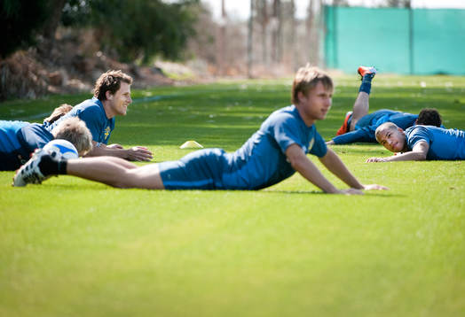 Tobias Hysén, Pierre Bengtsson och Martin Olsson