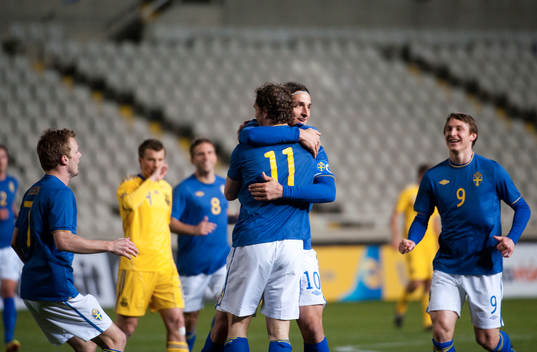 Zlatan Ibrahimovic, Sverige, glädje, jubel