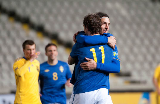 Zlatan Ibrahimovic, Sverige, glädje, jubel