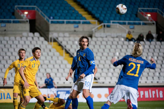 Zlatan Ibrahimovic, Sverige och Christian Wilhelmsson