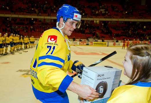 Jonas Andersson, Sverige matchens lirare