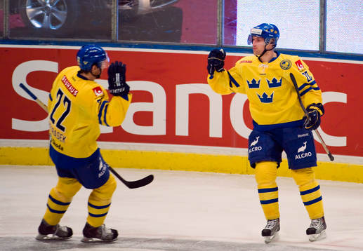Martin Thörnberg, Sverige, jubel