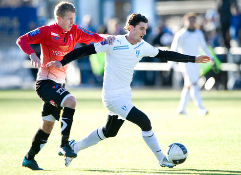 Agon Mehmeti, Malmö och Joakim Nilsson, Trelleborg