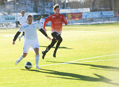 1-0 Daniel Larsson, Malmö, Tobias Mattsson, Trelleborg,
