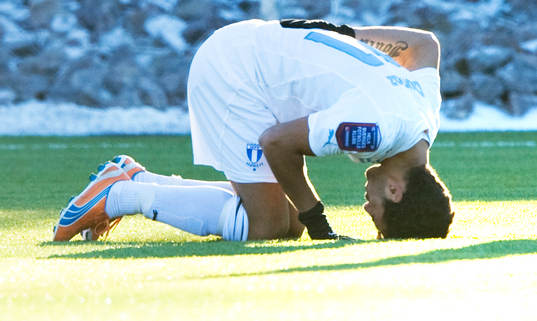 Jimmy Durmaz, Malmö, skadad