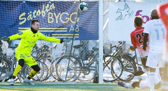 Viktor Noring, målvakt, Trelleborg, räddar