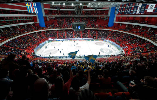 Ishockey, LG Hockey Games, Globen, Översikt Interiör