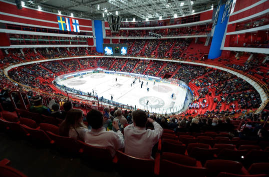 Ishockey, LG Hockey Games, Globen, Översikt Interiör