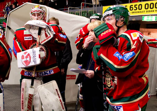 Johan Holmqvist, målvakt, Niklas Andersson, Frölunda, depp