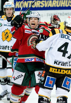Joel Lundqvist, Frölunda, jubel