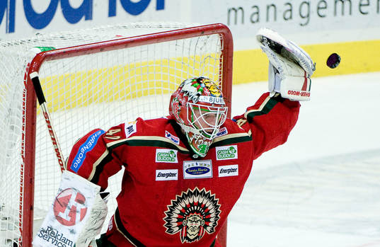 Johan Holmqvist, målvakt Frölunda