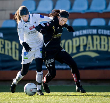 Fotboll, Dam, Träningsmatch, Kopparbergs/Göteborg FC -