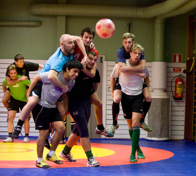 Fotboll träning, ryttarfotboll