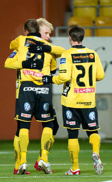 Joel Johansson, Johan Larsson, Calle Wede, jubel