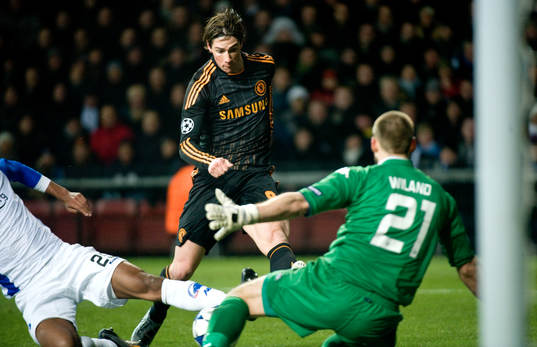 Fernando Torres, Chelsea mot Johan Wiland, Köpenhamn