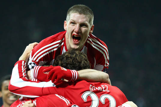 Bastian Schweinsteiger, Bayern München, glädje jubel