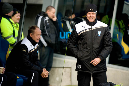 Roland Nilsson, Malmö, tränare och Anders Palmér