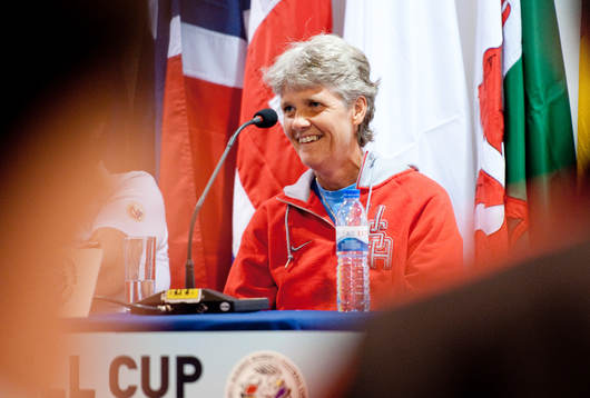 Pia Sundhage, förbundskapten, USA