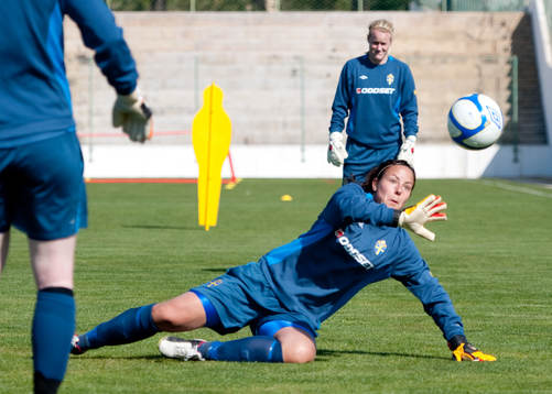 Bläddra bland fler bilder av Fotboll, Dam, Algarve Cup, Sverige, träning
