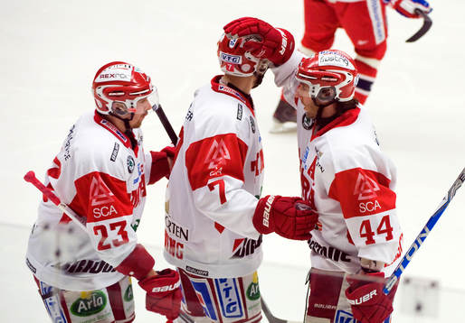 Tomas Skogs, Fredrik Hynning och Kim Hirschovits, Timrå,