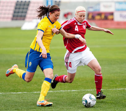 Lotta Schelin, Sverige, Christina Öyagen Örntoft, Danmark