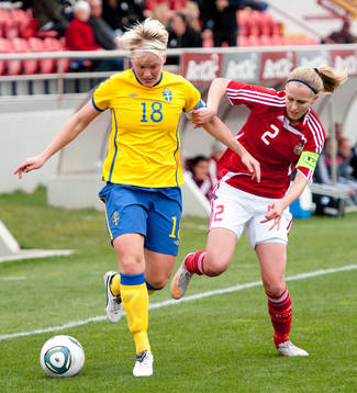 Nilla Fischer, Sverige, Line Röddik Hansen, Danmark