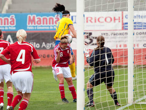 Jessica Landström, Sverige höftar in 1-0