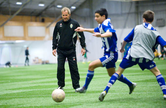 Förbundskapten Erik Hamrén tränade IFK Göteborgs