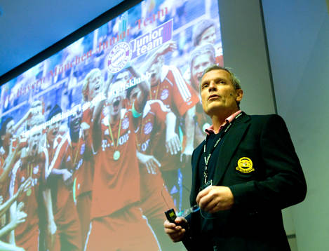 Björn Andersson, Bayern München var en av föreläsarna