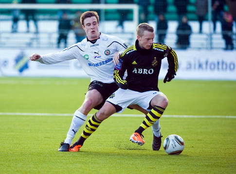 Per Johansson, Örebro och Daniel Gustavsson, AIK