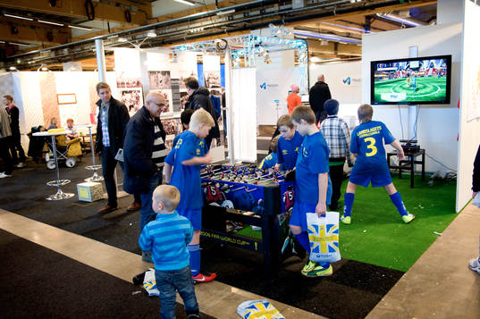 Smålands Fotbollsförbunds monter