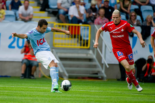 Jimmy Durmaz, Malmö skjuter in 1-0