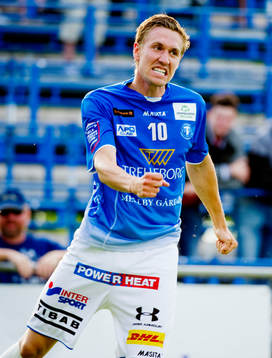 Marcus Pode, Trelleborg gjorde 1-1, jubel