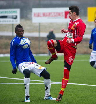 Ibrahim Koroma, Trelleborg och Haris Radetinac, Mjällby