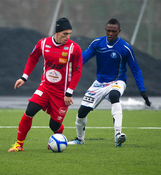 Ibrahim Koroma, Trelleborg och Erton Fejzullahu, Mjällby