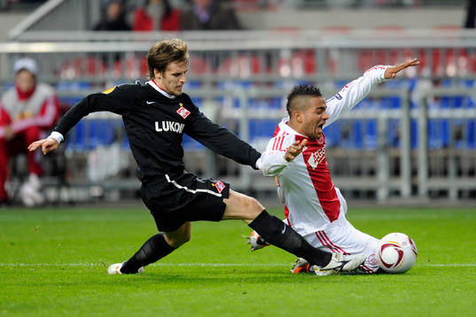 Kirill Kombarov, Spartak Moskva och  Lorenzo Ebecilio, Ajax