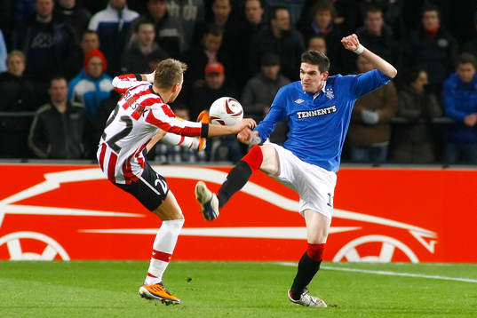 Balasz Dzsudzsak, PSV och Kyle Lafferty, Rangers