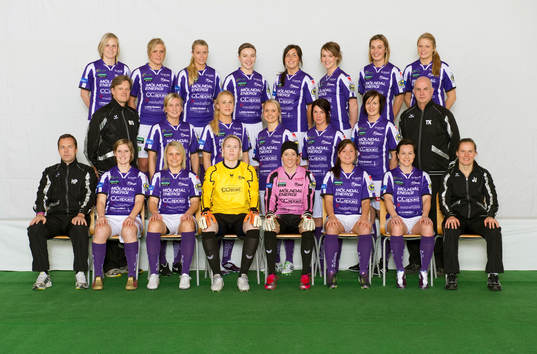 Bakre raden fr.v: Annica Sjölund, Kathlene Fernström,