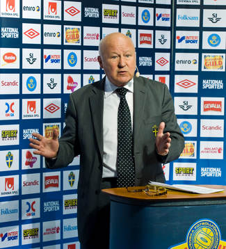 Lars-Åke Lagrell, ordförande, Svenska Fotbollförbundet