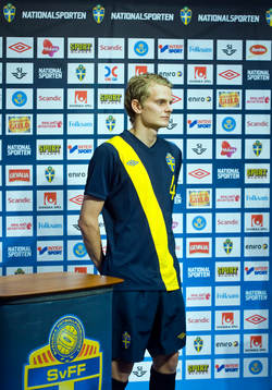 Tim Björkström, Sverige, i landslagets nya bortaställ